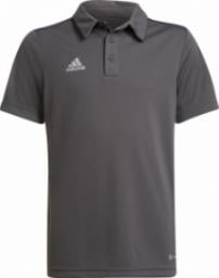  Adidas Koszulka dla dzieci adidas Entrada 22 Polo szara H57485 : Rozmiar - 116cm