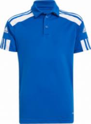  Adidas Koszulka dla dzieci adidas Squadra 21 Polo niebieska GP6425 : Rozmiar - 140cm