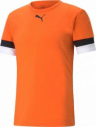  Puma Koszulka męska Puma teamRISE Jersey pomarańczowa 704932 08 : Rozmiar - L