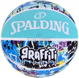 Spalding Spalding Graffiti Ball 84373Z Niebieskie 7