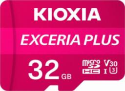 Karta Kioxia Exceria Plus MicroSDHC 32 GB Class 10 UHS-I/U3 A1 V30 (LMPL1M032GG2)
