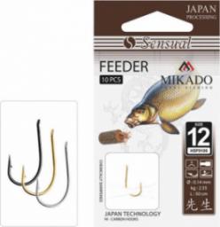  Mikado Przypony wiązane Mikado Sensual Feeder 9109 nr 8 BN / żyłka: 0.18mm/70cm 10szt.
