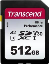 Karta Transcend 340S SDXC 512 GB Class 10 UHS-I/U3 A2 V30 (TS512GSDC340S)