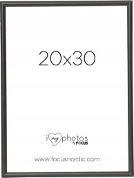 Ramka Focus Focus Can-Can Aluminium Black 20x30