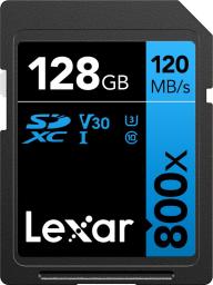 Karta Lexar Professional 800x SDXC 128 GB Class 10 UHS-I/U3 V30 (LSD0800128G-BNNNG)