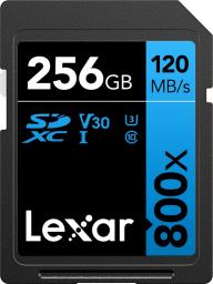 Karta Lexar Professional 800x SDXC 256 GB Class 10 UHS-I/U3 V30 (LSD0800256G-BNNNG)