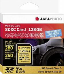 Karta AgfaPhoto Professional High Speed SDXC 128 GB Class 10 UHS-II/U3 V90 (10622)