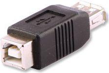 Adapter USB Lindy USB - USB-B Czarny  (71228)
