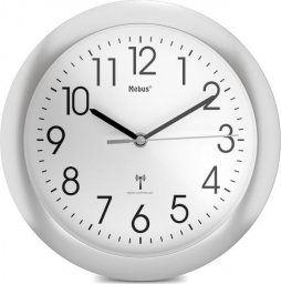  Mebus Mebus 52451 wireless wall clock silver
