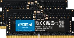 Pamięć do laptopa Crucial SODIMM, DDR5, 16 GB, 4800 MHz, CL40 (CT2K8G48C40S5)