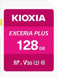 Karta Kioxia Exceria Plus SDXC 128 GB Class 10 UHS-I/U3 V30 (LNPL1M128GG4)