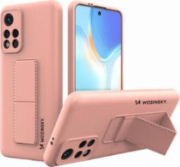 Wozinsky Wozinsky Kickstand Case silikonowe etui z podstawką etui Xiaomi Redmi 10 różowe