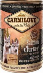  Carnilove Carnilove Dog Wild Meat Salmon & Turkey Puppy - łosoś i indyk puszka 400g