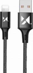 Kabel USB Wozinsky USB-A - Lightning 1 m Czarny (5907769301186)