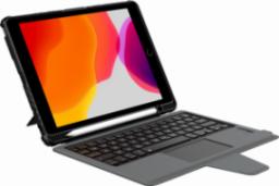  Nillkin Nillkin Keyboard Armor Case pancerne etui do iPad 10.2'' 2021 / 2020 / 2019 klawiatura Bluetooth czarny