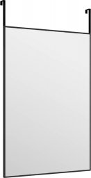  vidaXL vidaXL Lustro na drzwi, czarne, 40x60 cm, szkło i aluminium