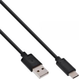 Kabel USB InLine USB-A - USB-C 2 m Czarny (35732)