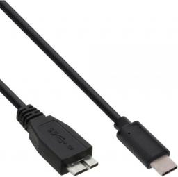 Kabel USB InLine USB-C - micro-B 1.5 m Czarny (35724)