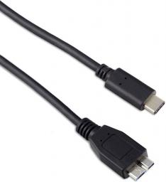 Kabel USB Targus USB-C - micro-B 1 m Czarny (ACC925EUX)