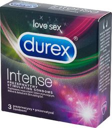  Durex  Prezerwatywy Intense 3 szt.