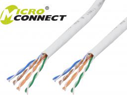  MicroConnect Kabel instalacyjny U/UTP, CAT6, 305m, PVC, szary (KAB010-305C)