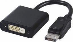Adapter AV MicroConnect DisplayPort - DVI-D czarny (DPDVIDA)