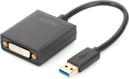 Adapter USB Digitus USB - DVI Czarny  (DA-70842)