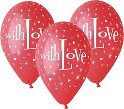  GoDan Balony premium With Love 12" 5szt GS110/P80 God - 8021886302219