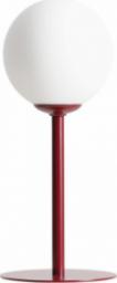 Lampa stołowa Aldex Gabinetowa lampa stołowa Pinne stojąca szklana czerwona biała
