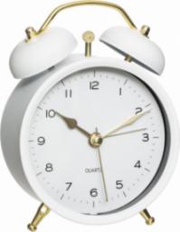 Atmosphera Zegarek do sypialni Z budzikiem Biały matowy Retro