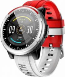 Smartwatch Kumi M1 Biało-czerwony  (KU-M1/RD)