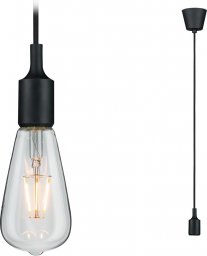 Lampa wisząca Paulmann Ketil Lampa wisząca IP44 max. 1x20W E27 Czarny 230V silikon/Tworzywo sztuczne
