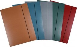  Office Products Teczka z gumką OFFICE PRODUCTS Natura, karton/lakier, A4, 300gsm, 3-skrz., mix kolorów