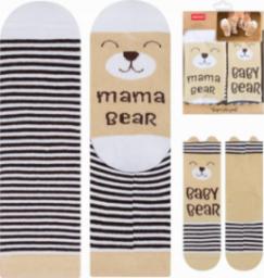  Soxo Komplet skarpetek dla mamy i dziecka - "Bear"