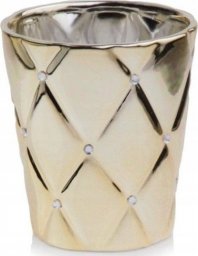  Polnix Doniczka glamour ceramiczna złota z cyrkoniami 15 cm