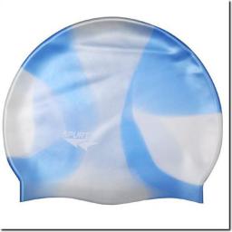  Spurt Czepek pływacki Silikonowy MX20 biało-niebieski (11-3-086)