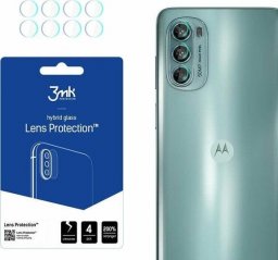  3MK Szkło hybrydowe na obiektyw aparatu 3MK Lens Protection Motorola Moto G62 5G [4 PACK]
