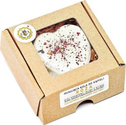Miodowa Mydlarnia Kula do kąpieli - Róża, 80 g