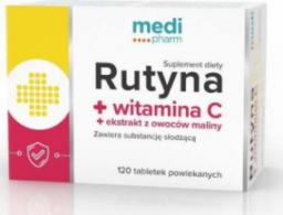 Medi Pharm  Rutyna z witaminą C i maliną  120 Tabl.