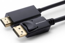 Adapter AV MicroConnect DisplayPort - HDMI czarny (MC-DP-HDMI-200)