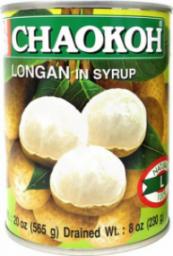  Chaokoh Longan w słodkim syropie 565g - Chaokoh