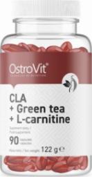  OstroVit OstroVit CLA + Zielona Herbata + L-Karnityna 90 kapsułek one size