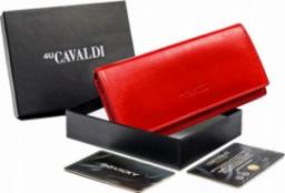 4U Cavaldi Klasyczny skórzany portfel damski w orientacji poziomej - Cavaldi