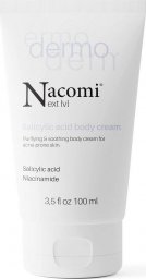  Nacomi Next Level Dermo - Krem do ciała z kwasem salicylowym i niacynamidem, 150 ml