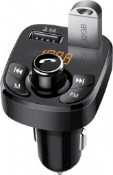 Transmiter FM Strado Transmiter samochodowy Bluetooth FM 2xUSB Kebidu A5 uniwersalny