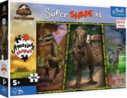  Trefl Puzzle 104 elementy Super Shapes XL Jurassic World