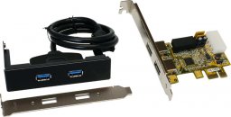 Kontroler Exsys IO Exsys PCIe 2 ext+1 int USB3.0 (EX-11072WO) bulk