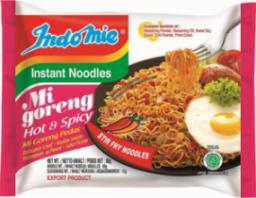 IndoMie Makaron Instant Mi Goreng Super Pikantny Hot & Spicy "Instant Stir Fry Noodles | Mi Goreng Hot & Spicy" 80g IndoMie