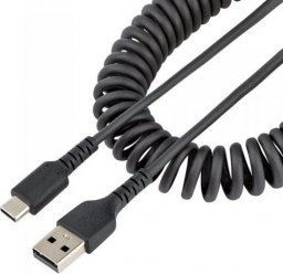 Kabel USB StarTech USB-A - USB-C 0.5 m Czarny (R2ACC-50C-USB-CABLE)