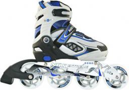 Rolki Nils Extreme NA9006A rekreacyjne regulowane niebieskie r. 35-38